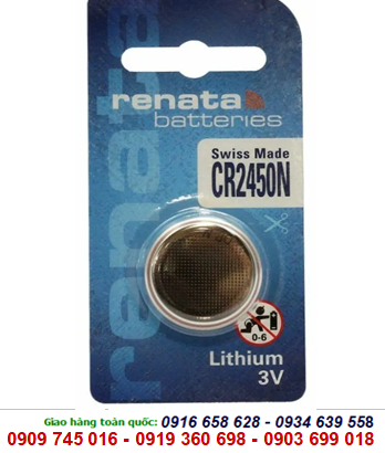 Renata CR2450N - Pin 3v lithium Renata CR2450N chính hãng Made in Swiss